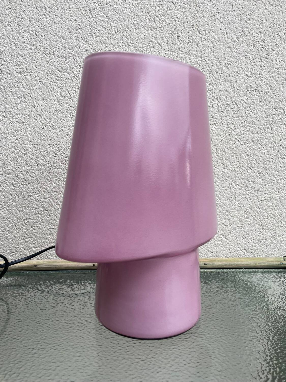 Vintage Habitat mushroom lamp