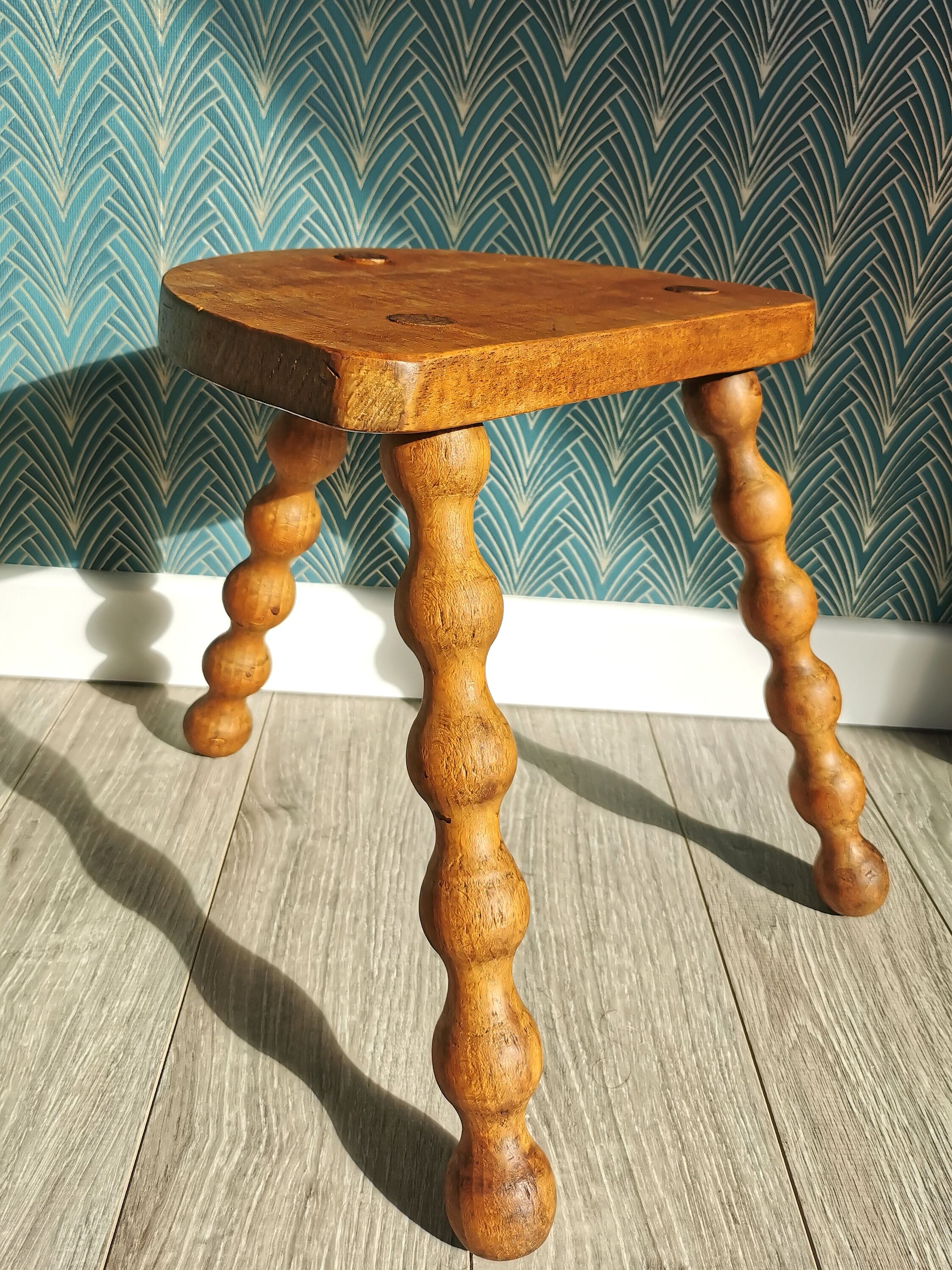 Vintage tripod stool