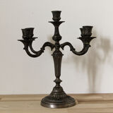 5-burner candlestick in silver bronze