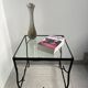 Wrought iron side table "branching"