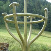 Coat rack parrot bamboo and rotion Roche Bobois Maugrion vintage 1970-80