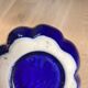 Alphonse blue ceramic sheep water pitcher