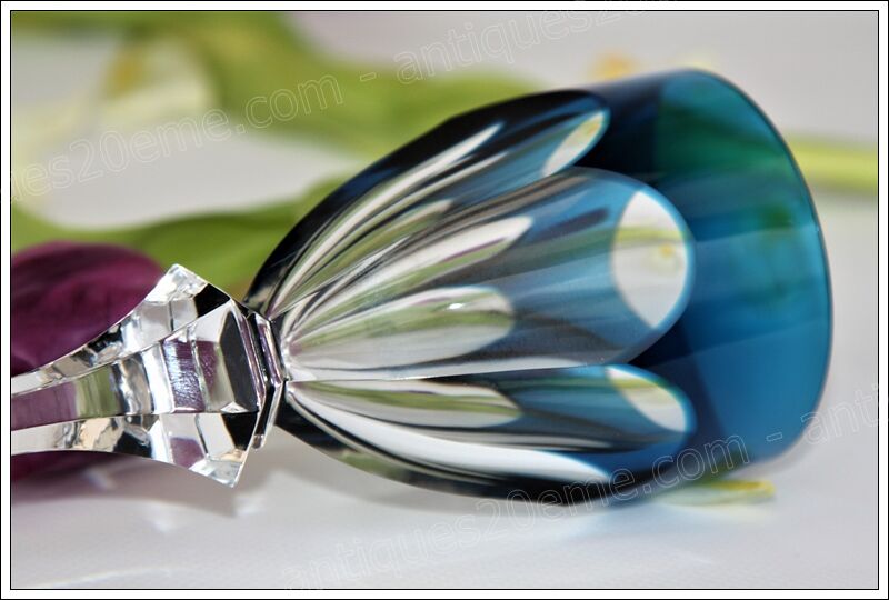 Wine glass of the Rhine (Roemer) Saint Louis Crystal model Chambord