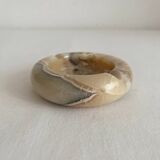 Vintage Alabaster Round Ashtray