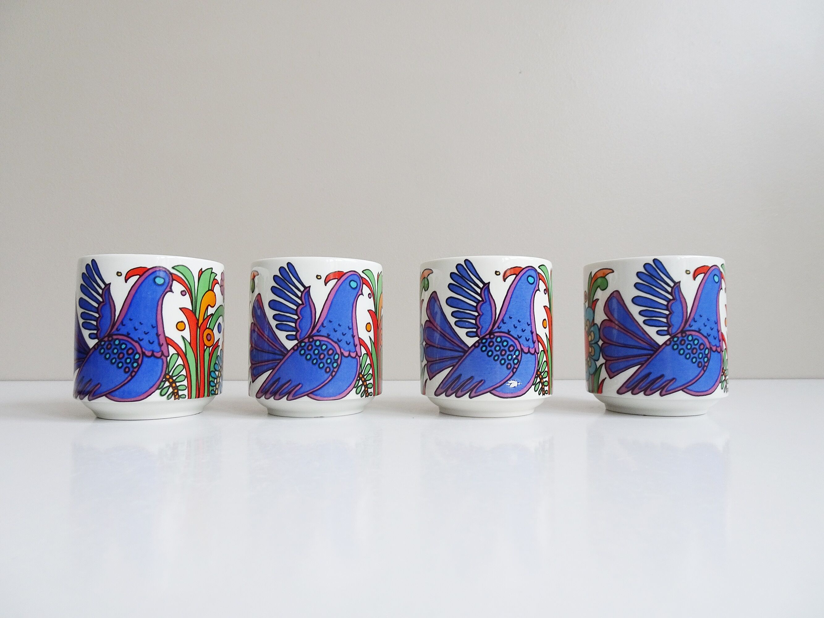 Villeroy and Boch Acapulco mugs, set of 4