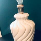 Lamp foot in white ceramic