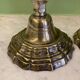 Pair of silver-plated bronze candlesticks from the 18th century. | Candle holders | Candelabrum