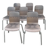 Lot de 7 chaises Ikea PS par Ehlen Johannson