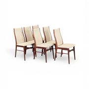6 Scandinavian design chairs from the 1960s/70s by Johannes Andersen.