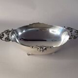 Italian 800 Silver Oval Footed Bowl