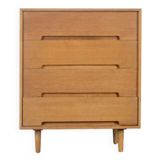 Midcentury Stag C Range Chest Of Drawers By John And Sylvia Reid In Oak. Vintage Modern / Retro / Da