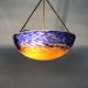 Art Deco suspension by Frères Muller Lunéville, made of glass paste.