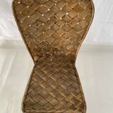 Paire de chaises en rotin