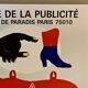 Lithographic print by the artist Lagrange for the exhibition “a la belle ensign