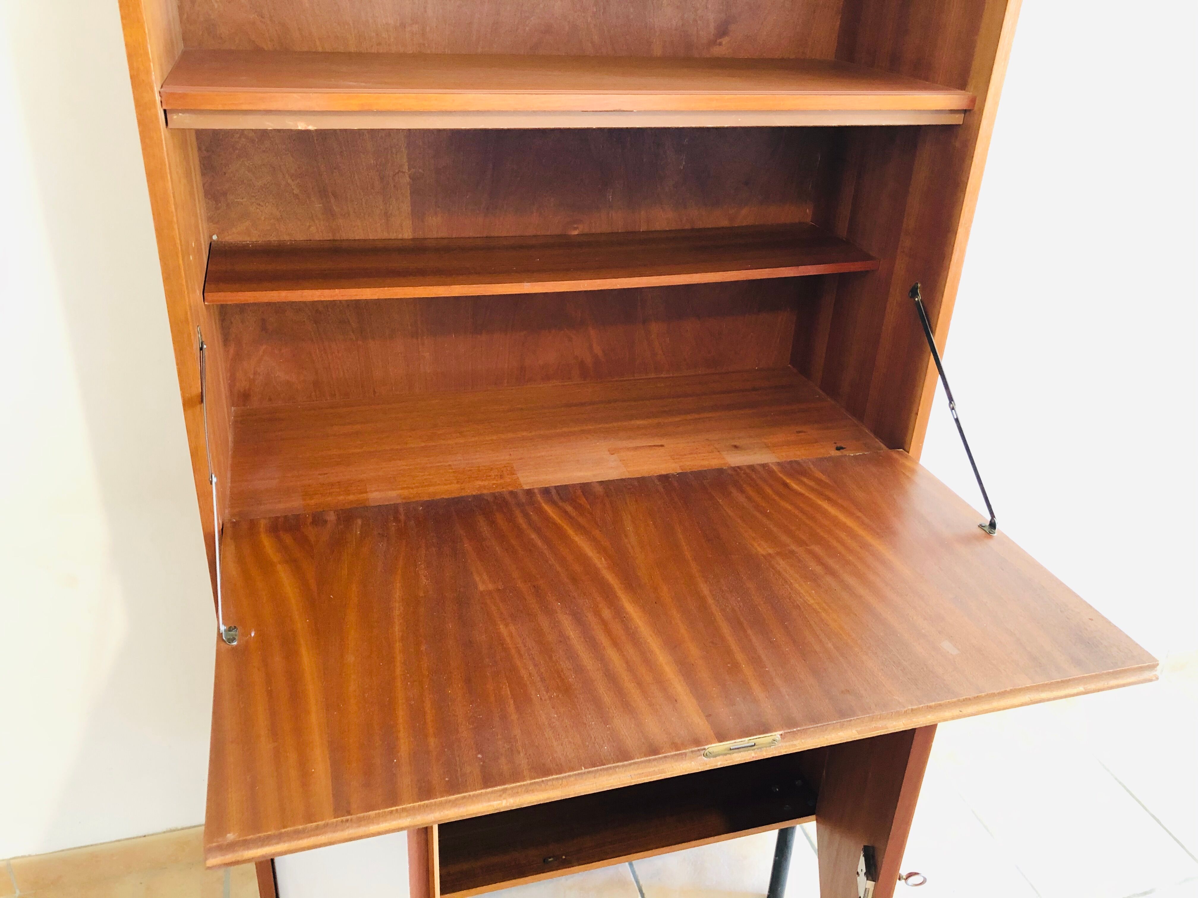 Vintage teak secretary 1960