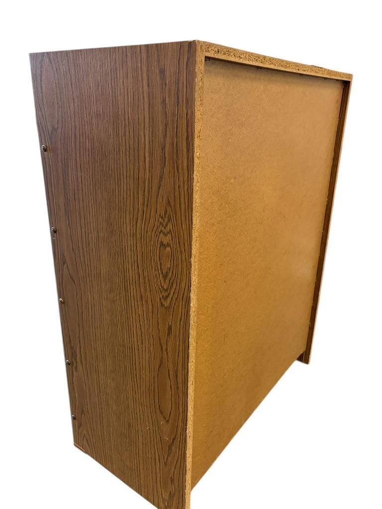 Vintage wooden shoe cabinet / drop-leaf furniture