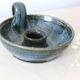 Candle holder, vintage pottery, Manziat, vintage