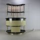 Seventies design dry bar by Harvey Guzzini for Stilglass Donati