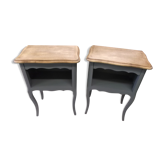 Pair of old bedside table