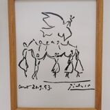 Picasso painting Sardana with a dove