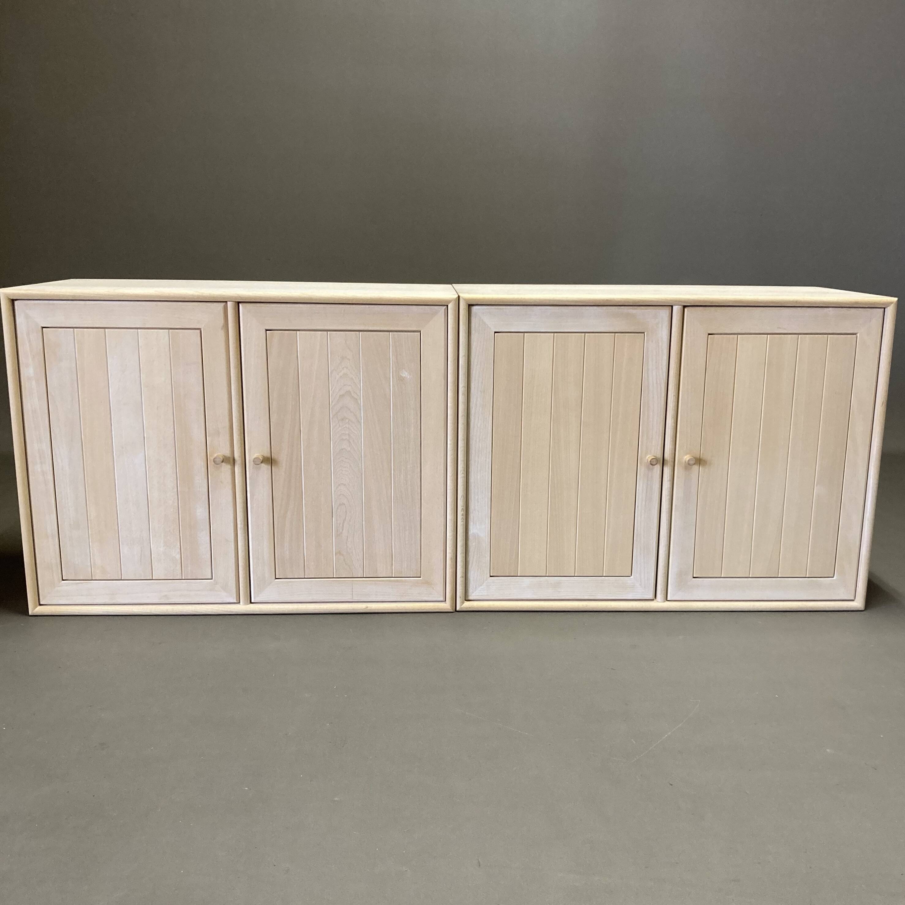 Modular solid beech sideboard "Ditlev Karsten" Scandinavian design.