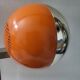 Orange eye ball lamp, space age, Eichoff, Germany, 1960-70