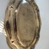 Ercuis silver metal oval dish