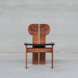 Set of Four 'Africa' Mid-Century Italian Dining Chairs by Scarpa