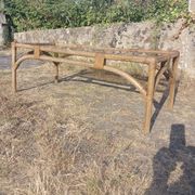 Table basse en rotin