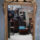 Louis XVI style golden mirror
