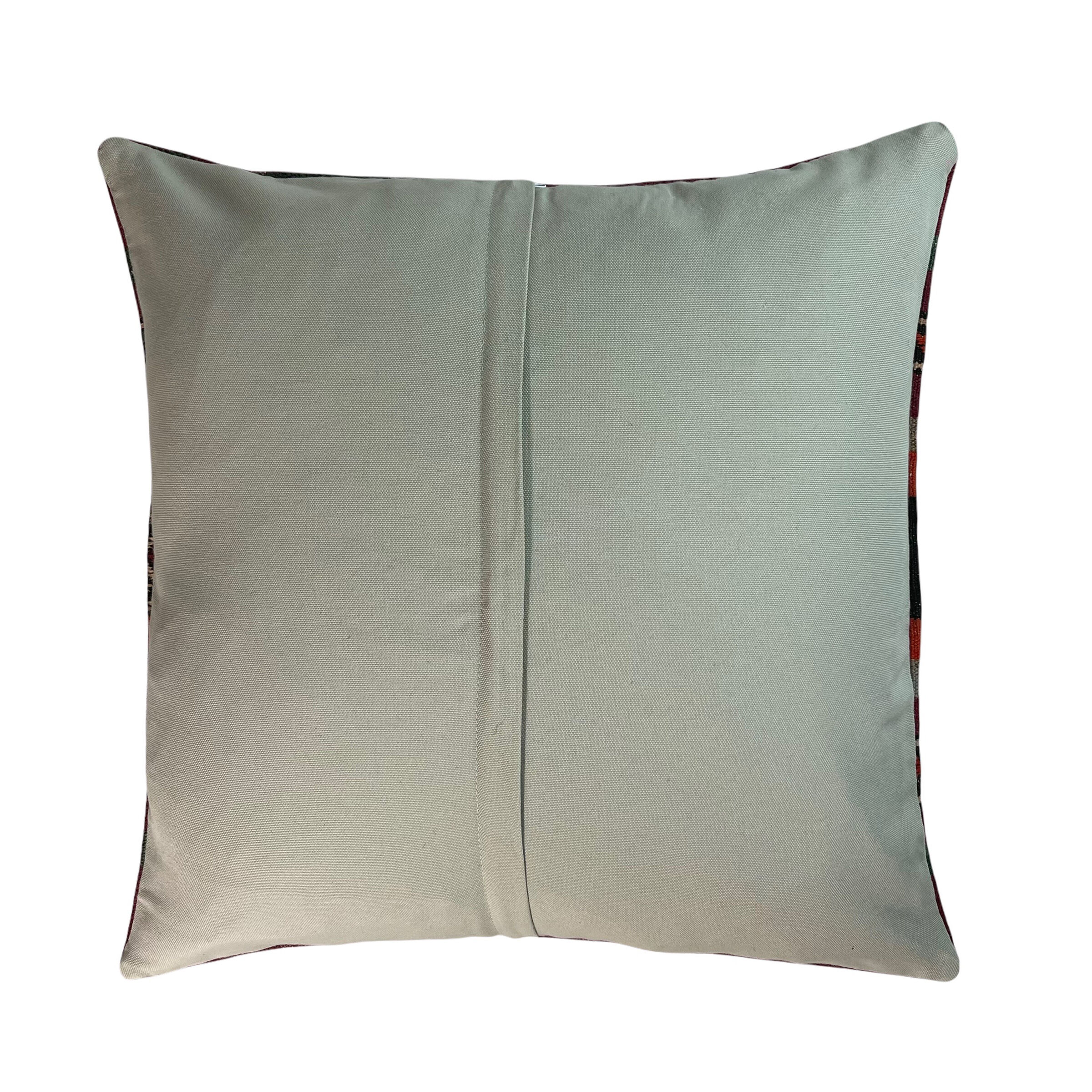 Housse de coussin turque kilim vintage, 60x60 cm