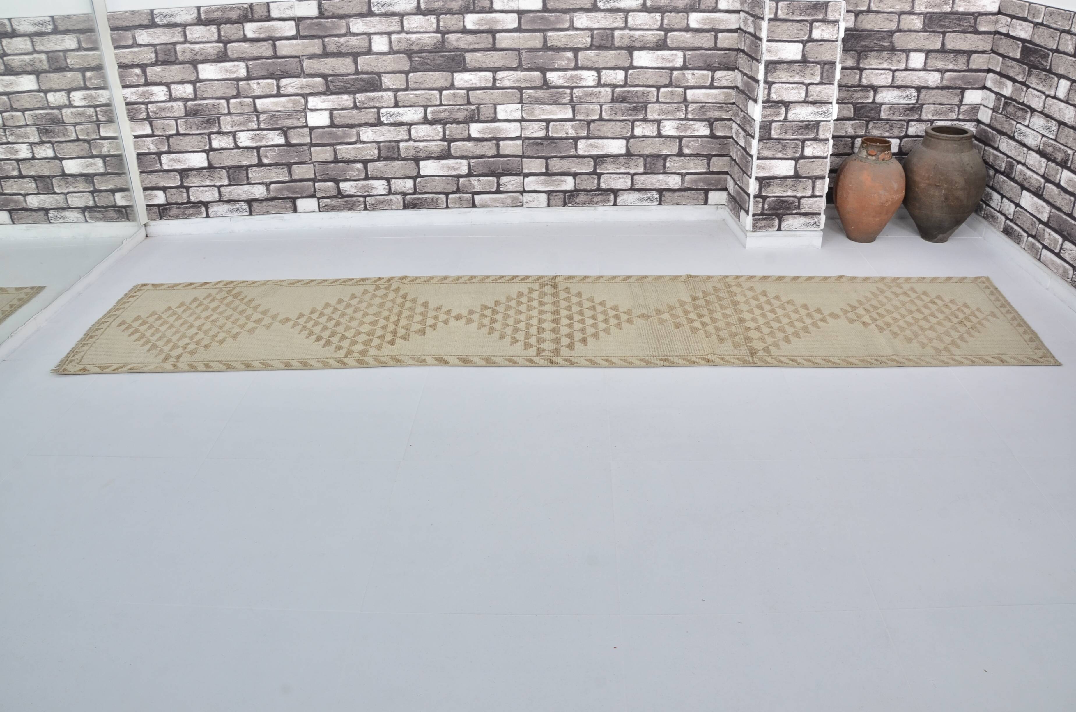 Turkish Anatolian Off White Runner Rug sku 2153