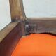 Fauteuil de bureau en noyer massif XIX°