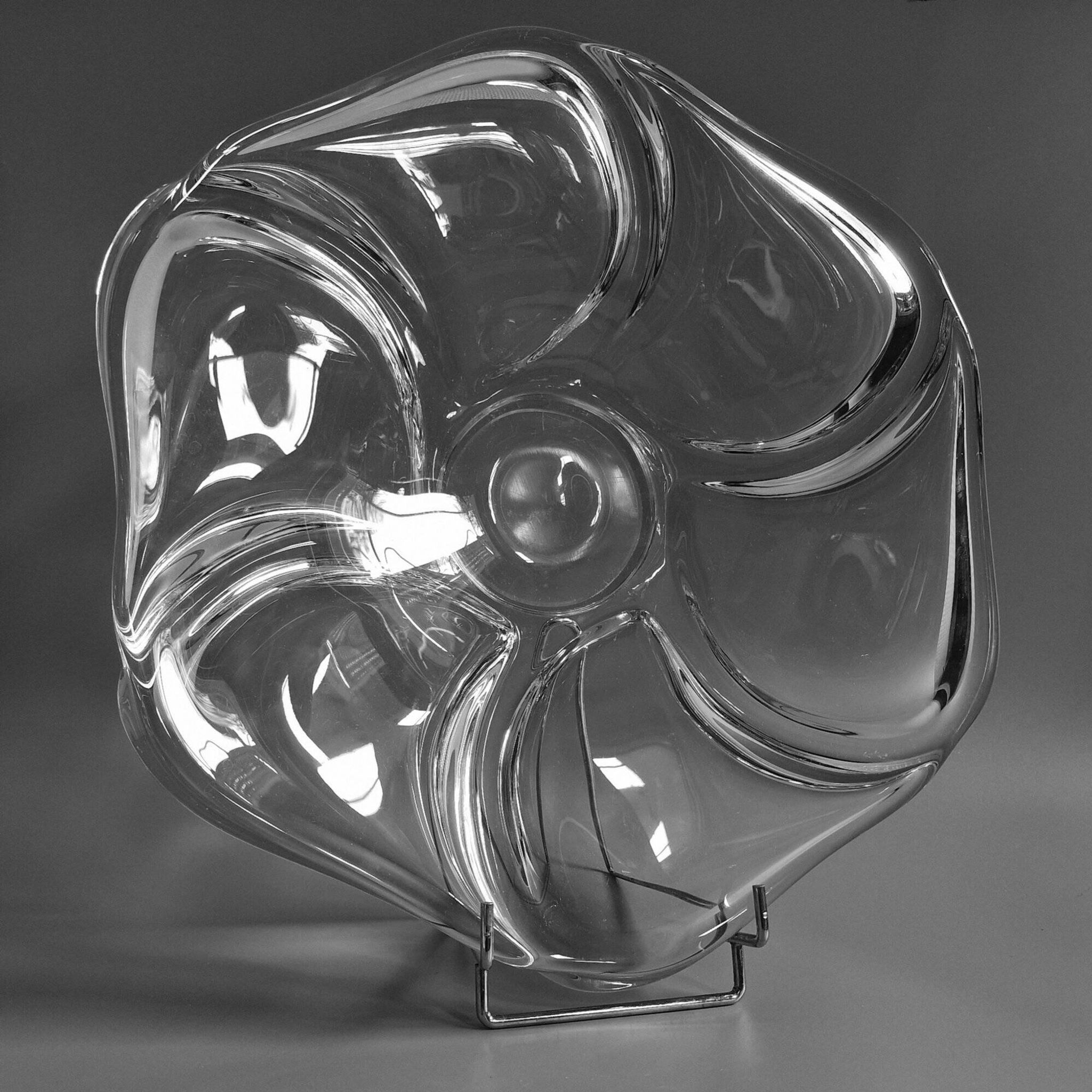 Grande Coupe Vintage • Cristal • Ateliers de Vannes-le-Châtel • 1970