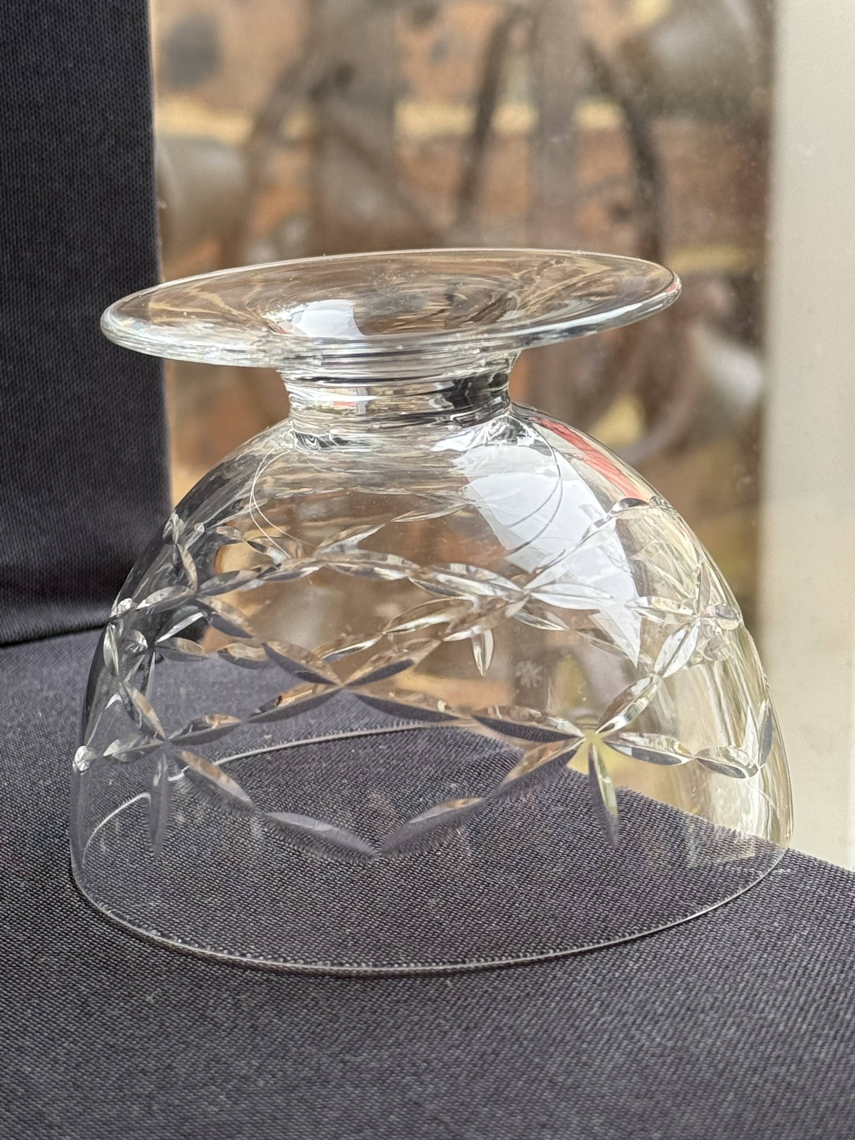 5 Wine glasses – Daum Nancy France