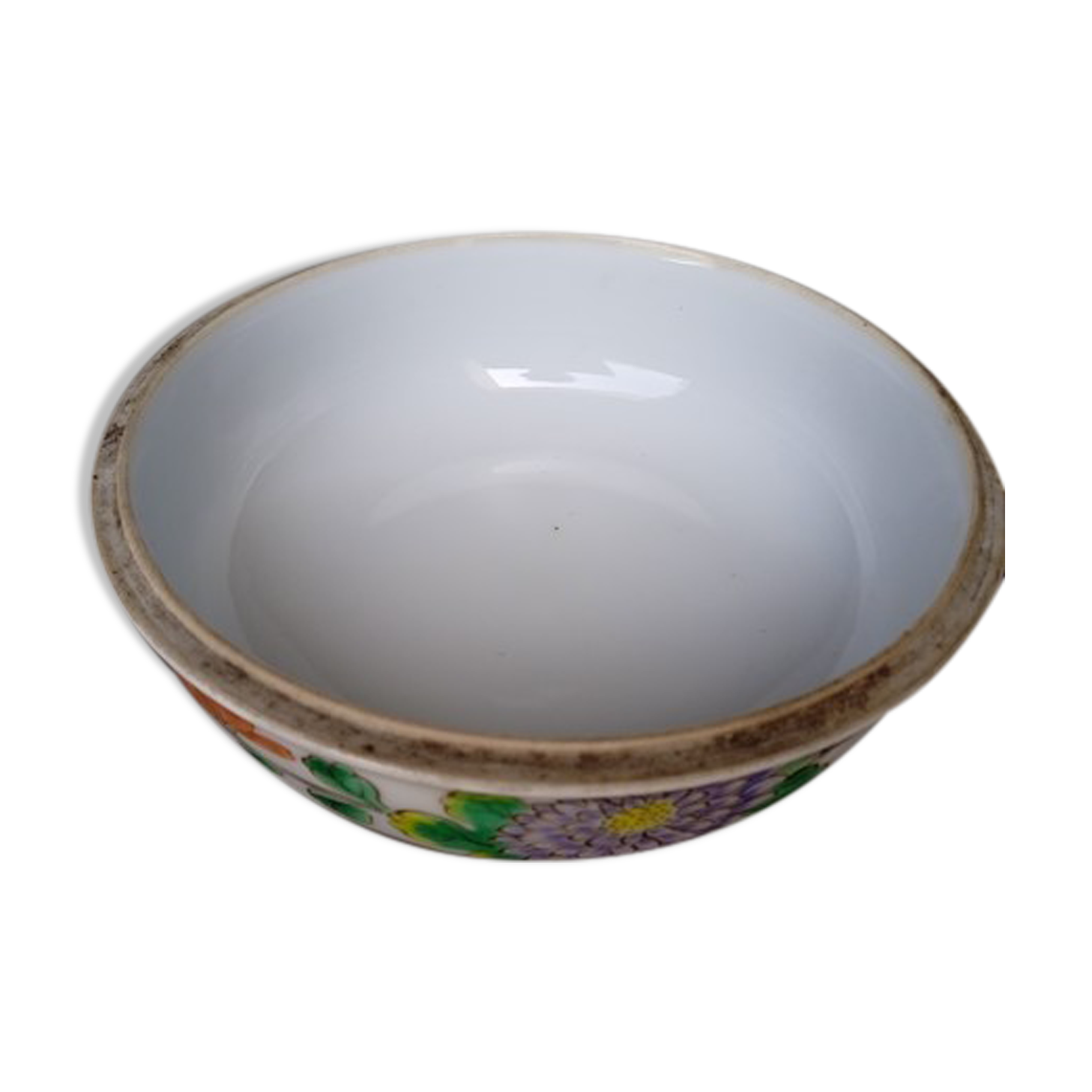 Porcelain Box - China Lotus Flower Signature