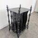 Napoleon III music partition cabinet in blackened wood