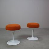 Pair of Eero Saarinen Tulip Stools for Knoll International