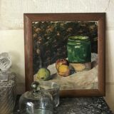 Painting still life with fruit