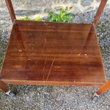 Wooden serving trolley, 1960s