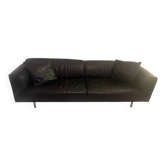 Cassina MET 250 sofa – Pierre Lissoni – 4 places – Black leather