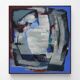 Jozef Mees, Lyrical Abstract Oil on Panel 1978
