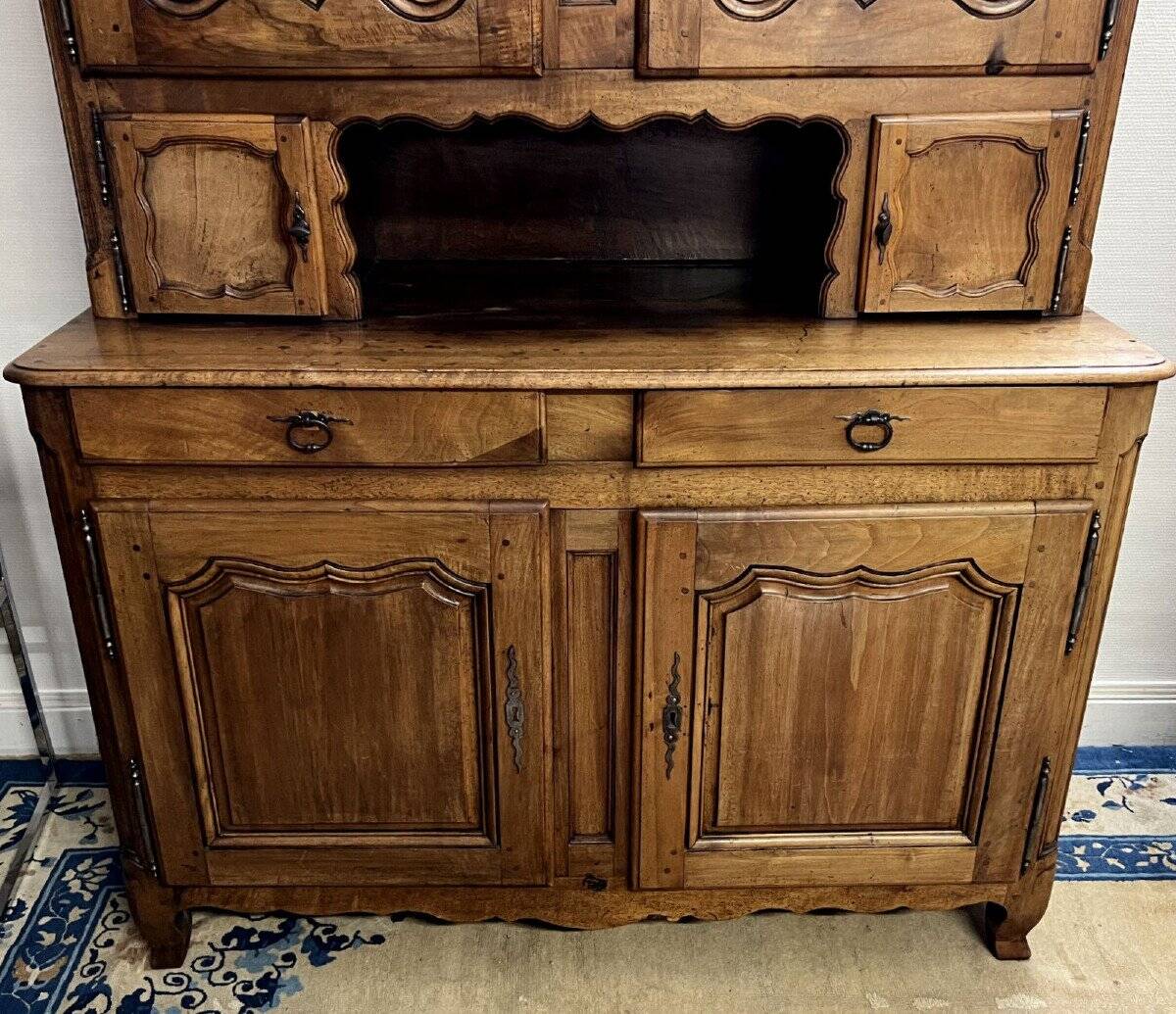 Louis XV Style Buffet in Solid Walnut