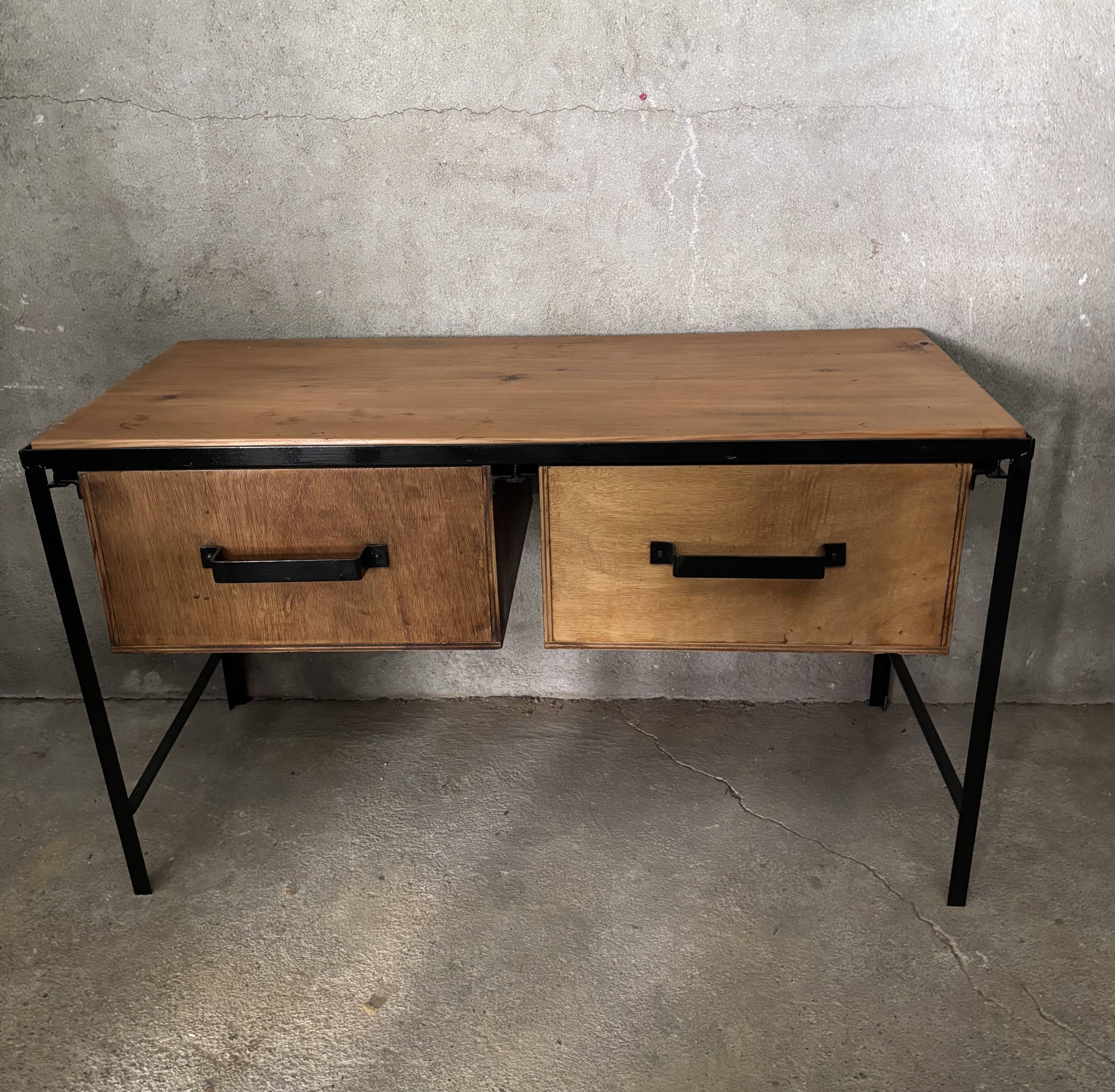 Industrial coffee table / console