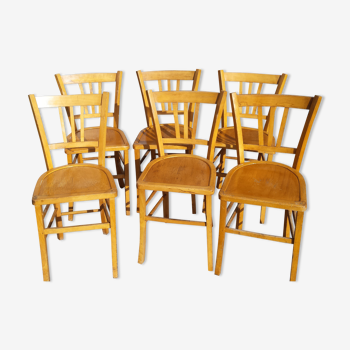 Set de 6 chaises de bistrot Luterma