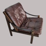 Pair of Scandinavian designer armchairs by Torbjorn Abdal, 1960s.