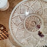 Fruit cup in chiseled glass