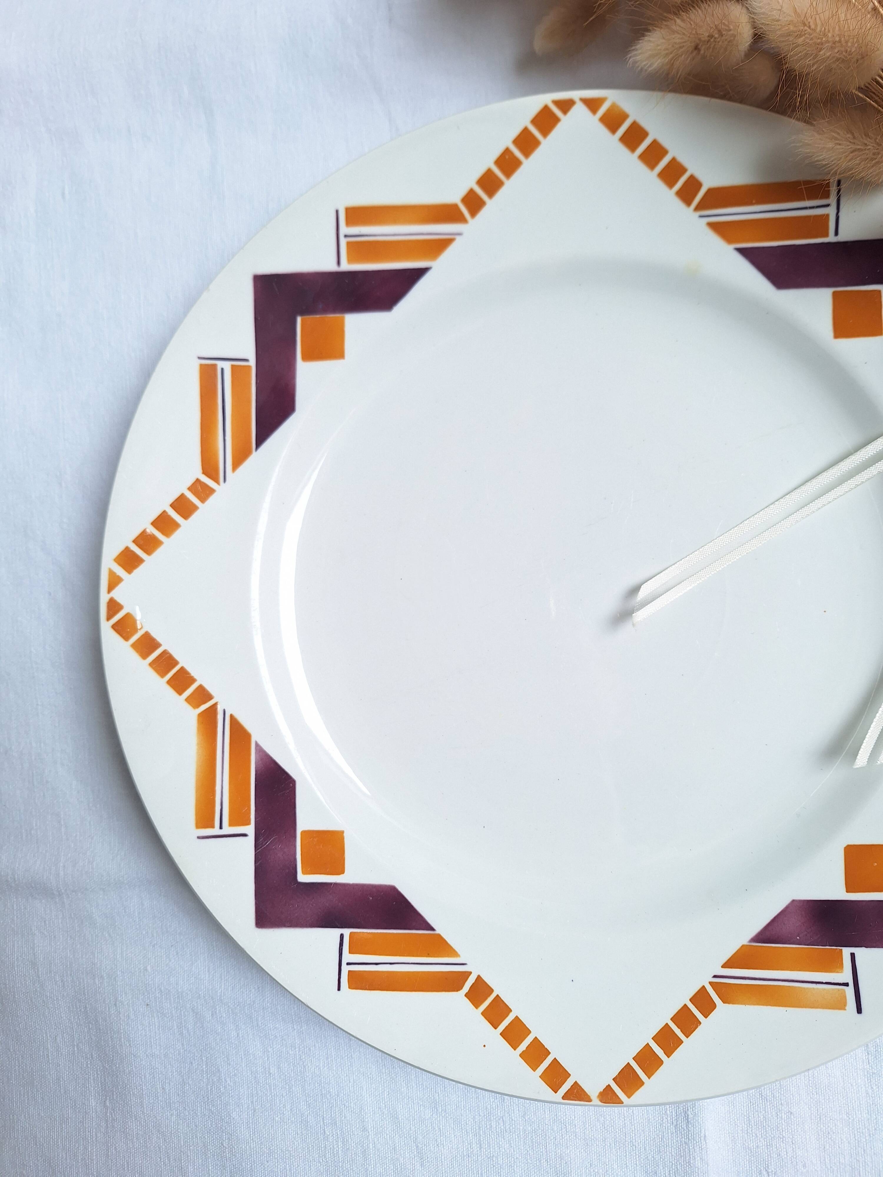 Art Deco dish Moulin des Loups Littoral