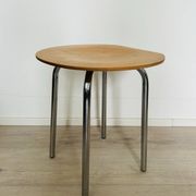 Vintage Wooden Ottoman by Kovona, Czechoslovakia 1970’s