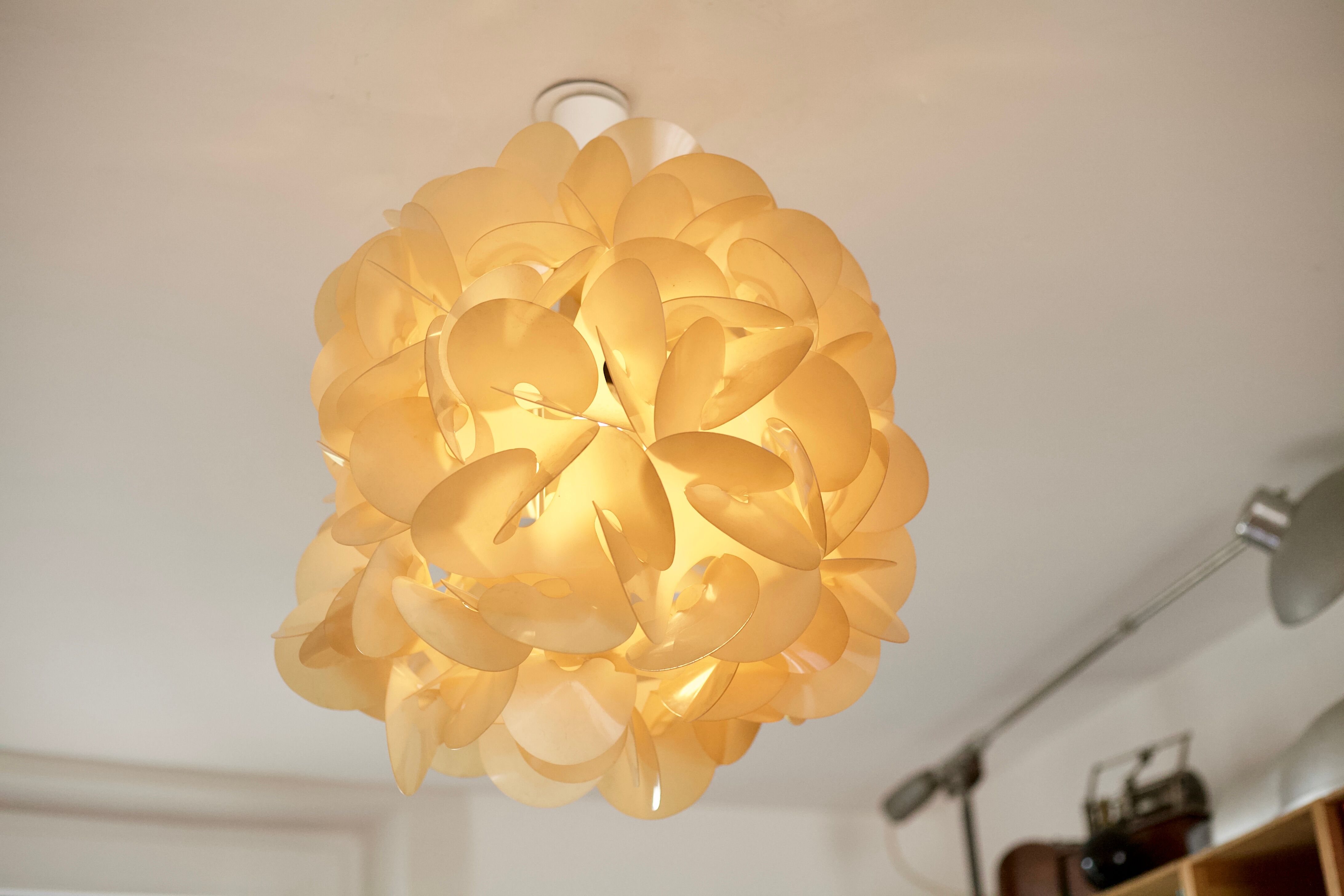 Hanging lamp Raoul Raba, france, 1965